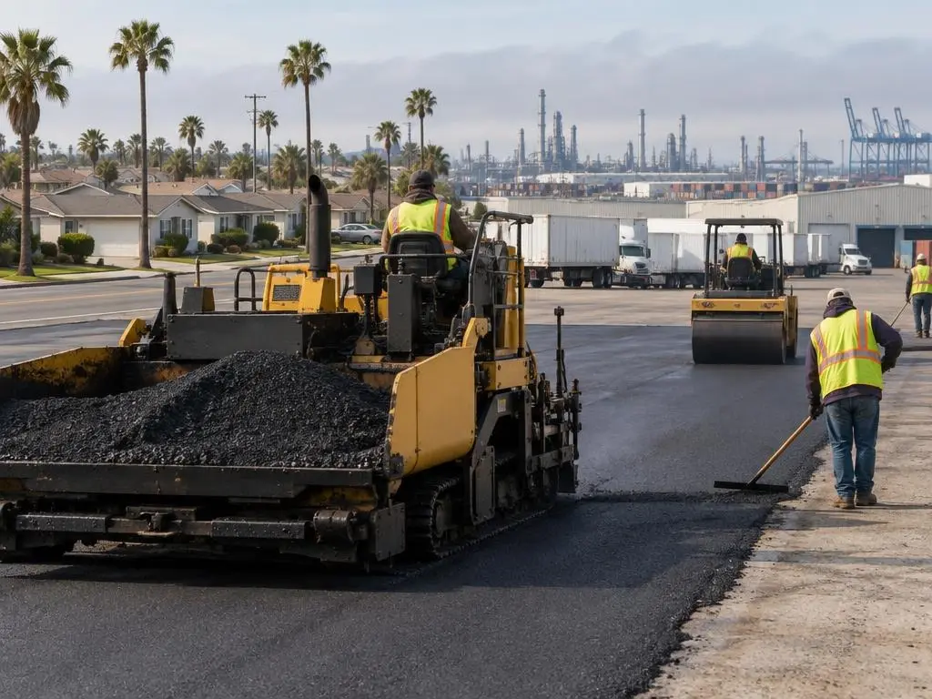 Industrial Yard Paving in Carson, CA
